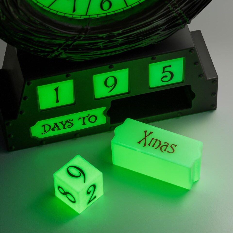 image 1 of Nightmare Before Christmas Countdown Alarm Clock | Multi