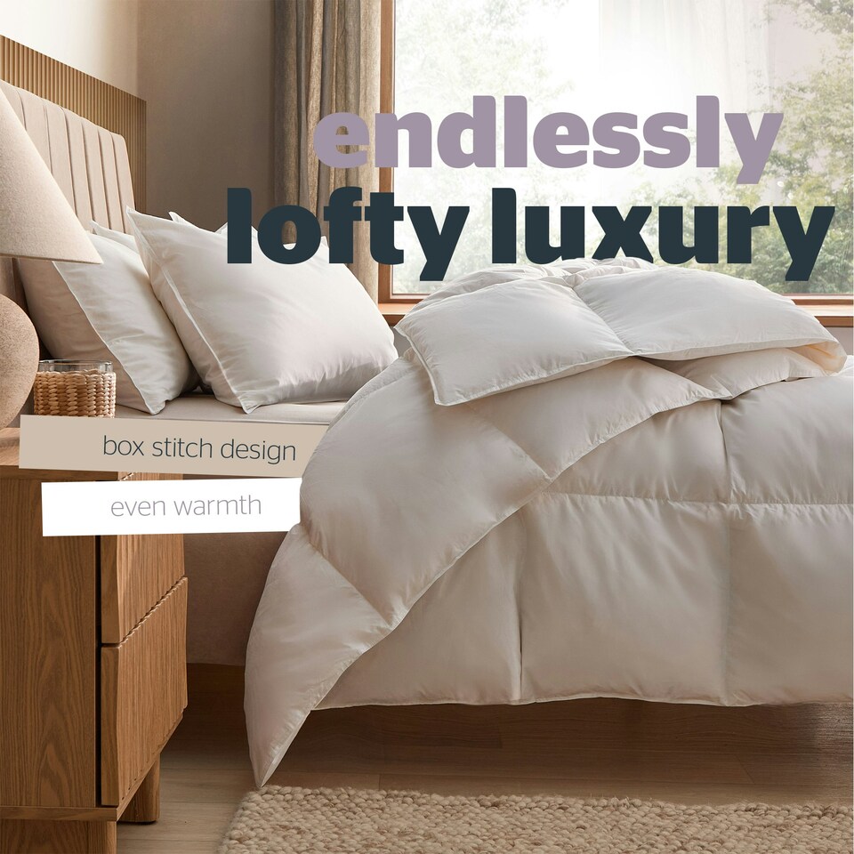 image 1 of Silentnight Naturals Duck Feather 10.5 Tog Duvet White | Double