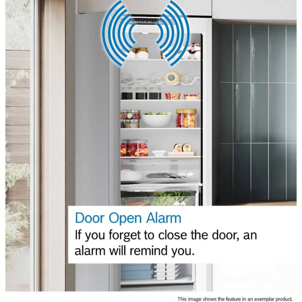 image 1 of Bosch Series 2 Free-Standing Fridge-Freezer, White