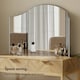 image 2 of BTFY Large Free Standing Trifold Mirror for Dressing Table