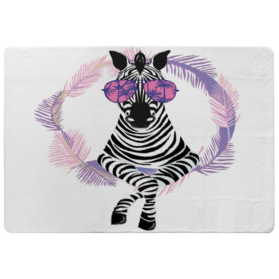 image 1 of Pink Zebra (Rug) Multi | XL: 160x230cm