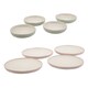 image 1 of Jamie Oliver Big Love Plates and Bowls, Set of 8 | Pink | Pink