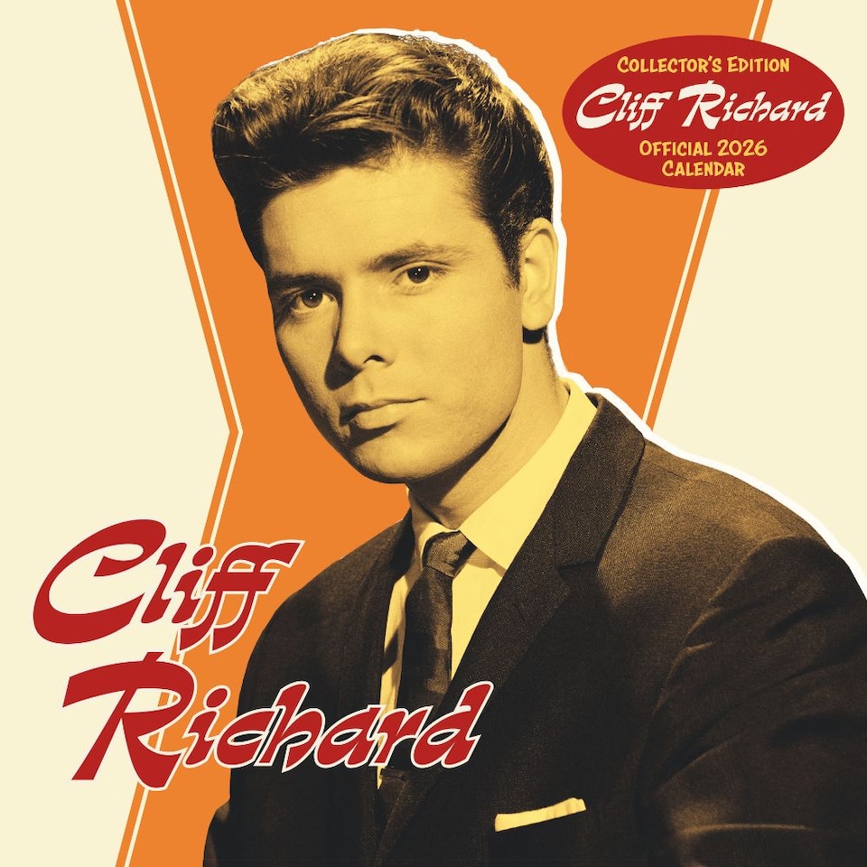 CLIFF RICHARD 2026 COLLECTOR'S EDITION RECORD SLEEVE CALENDAR