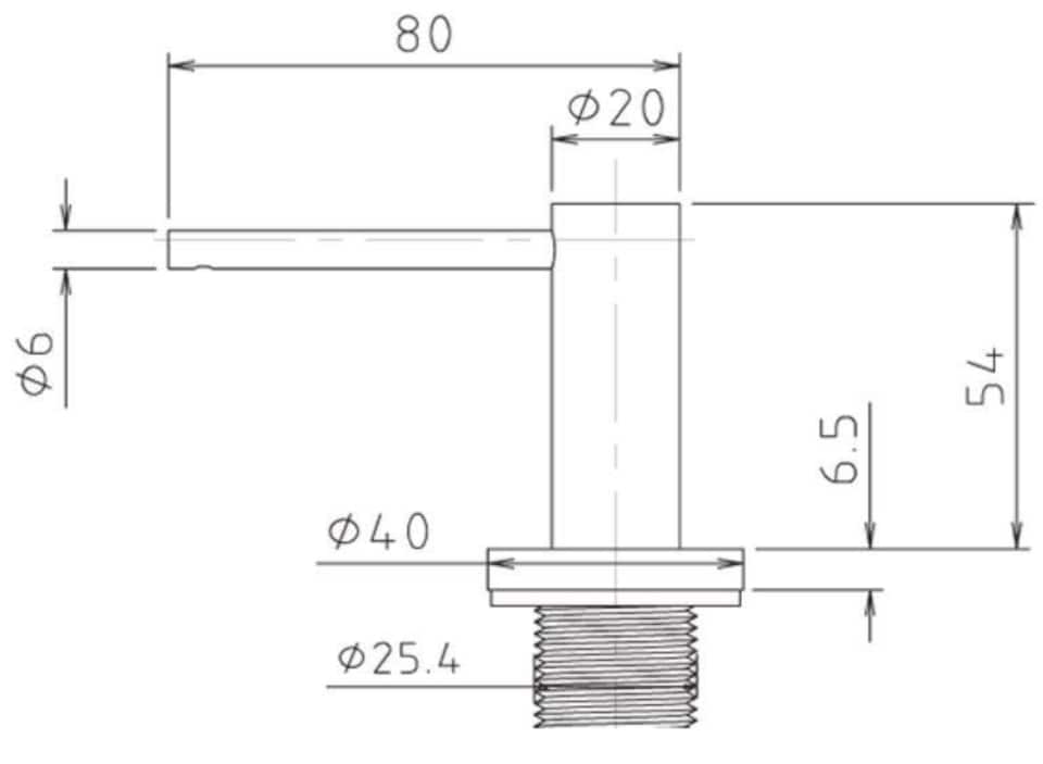 image 1 of Black Tip Soap Dispenser Replacement Refillable Kitchen Tank