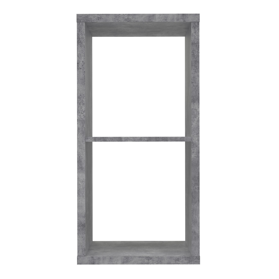 image 1 of Mauro 1 Shelf Storage Unit in Concrete Grey