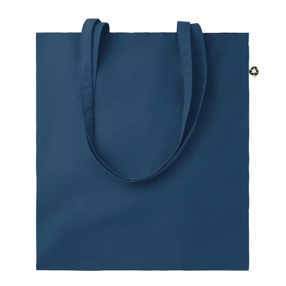 MidOcean Zoco Colour Recycled Cotton Shopper Bag - Blue - One Size | Blue