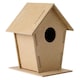 image 3 of MidOcean Woohouse Wooden Wild Bird House - Wood - One Size Brown