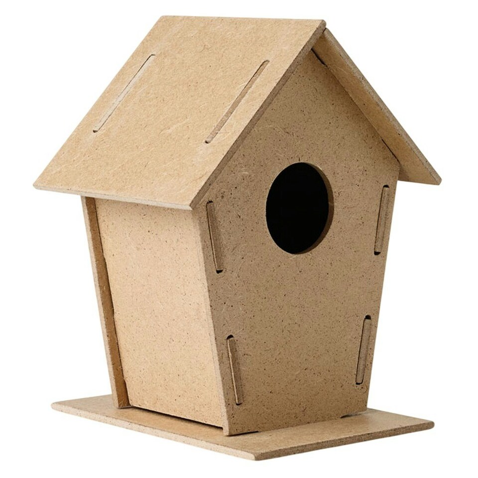 image 1 of MidOcean Woohouse Wooden Wild Bird House - Wood - One Size Brown