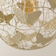 image 6 of ValueLights Modern Cream Butterfly Wire Frame Globe Ceiling Pendant Light Shade