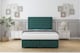 image 1 of Sloomy Ashford Emerald Plush Ottoman Bed With Mattress With 26" Strutted Headboard 6' Super King