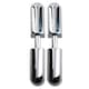 image 1 of 2pk Lift Off Chrome Knuckle Hinge Concealed Fixing 16x76mm Heavy Duty Silver