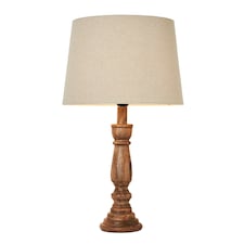 BHS Henlock Natural Table Lamp, Natural