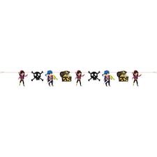 Ahoy Pirate Paper Garland Banner 213cm