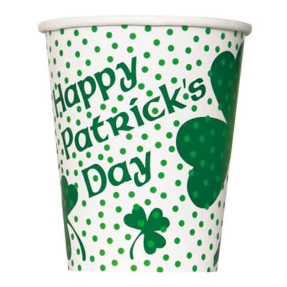 Lucky Shamrock Paper Cup 270ml