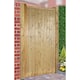 image 1 of Drayton Square Top Tall Single Gate - Pressure Treated Scandinavian Redwood - W750 x H1800 mm | Brown | 1