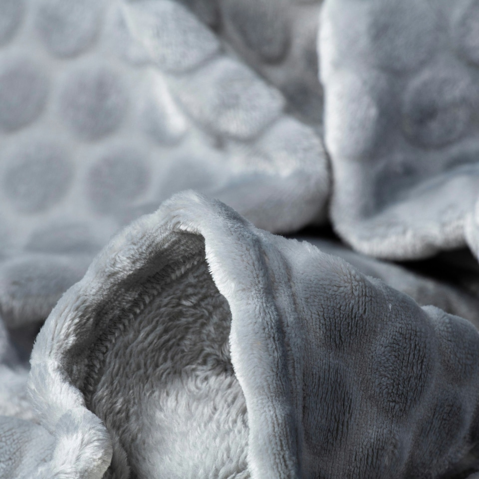 image 1 of Clair de Lune Marshmallow Pram Blanket - Grey