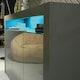 image 8 of Sideboard 155cm Grey Gloss Doors Grey Matt Body Free LED Display Unit Grey
