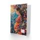 image 2 of Pregnant Woman Be Abstract Floral Wave New Baby Her Card