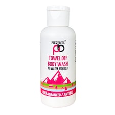 Pits & Bits® Towel Off® Body Wash 100ml - Antibacterial, Antiviral & Unfragranced