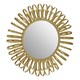 image 2 of Trento Multi Ring Design Wall Mirror Gold