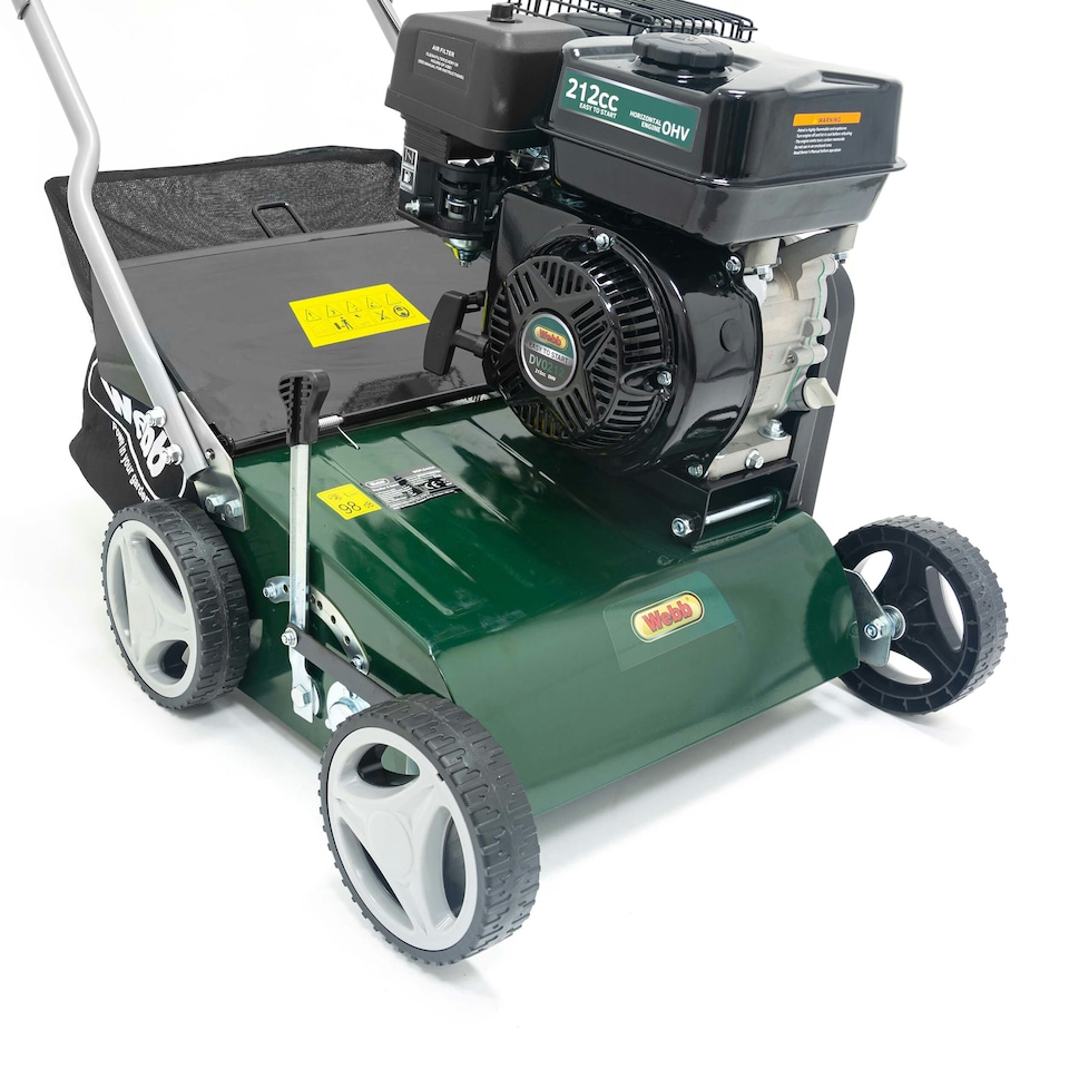 image 1 of Webb WEPS400 40cm (16") Petrol Lawn Scarifier & Raker