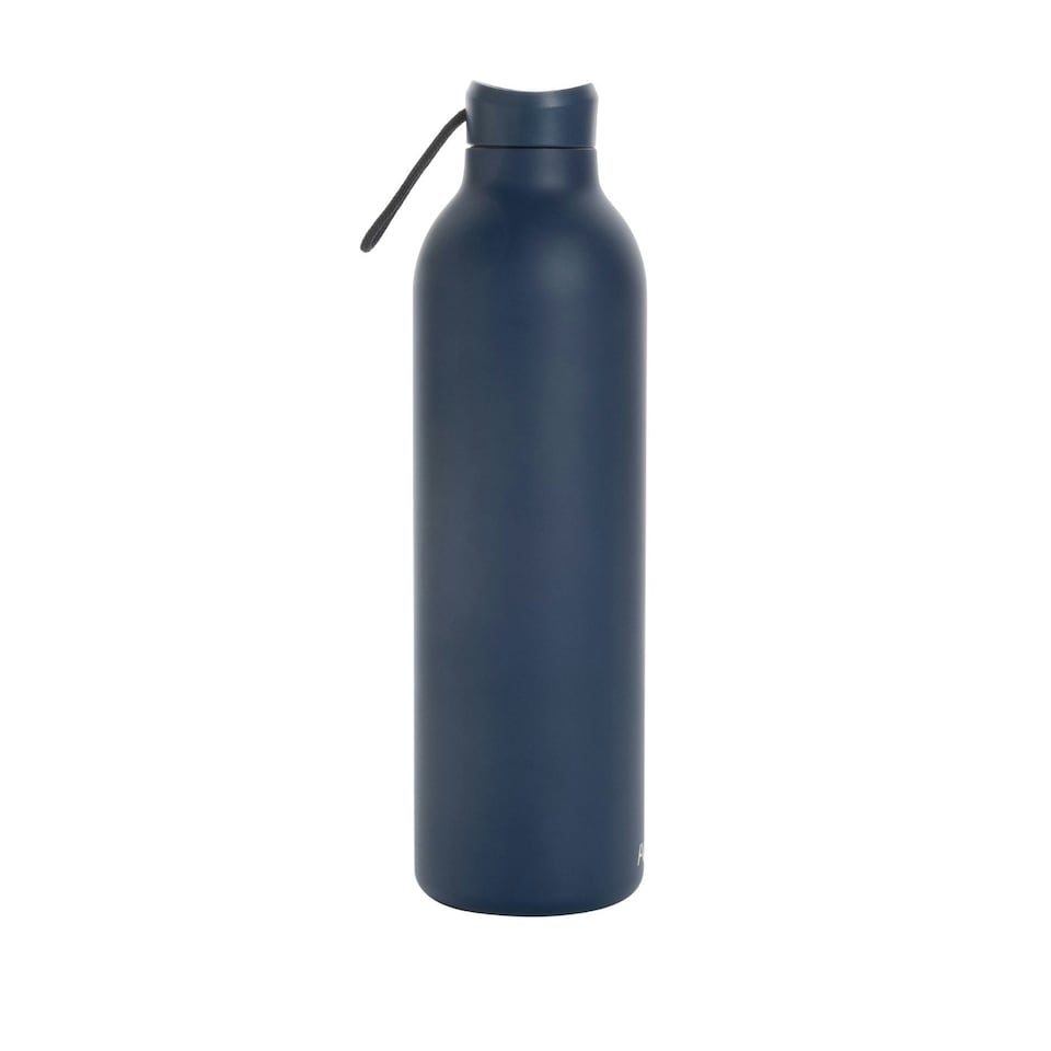 image 1 of Avira Avior Recycled Stainless Steel 1L Water Bottle - Navy - One Size | Blue | One Size