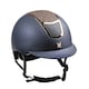 image 1 of Shires Karben Valentina Riding Hat - Adult Blue | Size: 53-55cm
Colour: Navy/Rose Gold