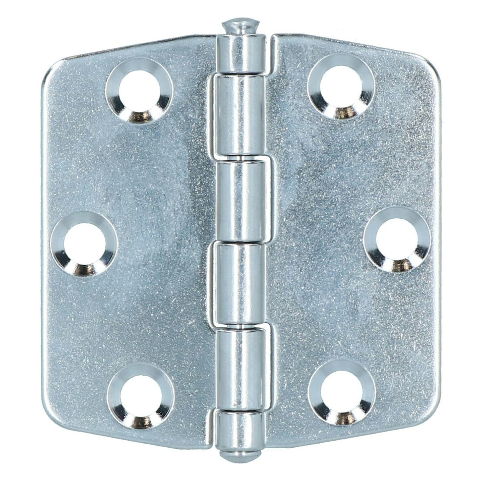 image 1 of Polished Butterfly Door Hinge 2 PackStainless Steel 75mm x 73mm 316 Marine Cabin Silver