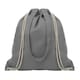 image 1 of MidOcean Moira Canvas Drawstring Bag - Grey - One Size Grey