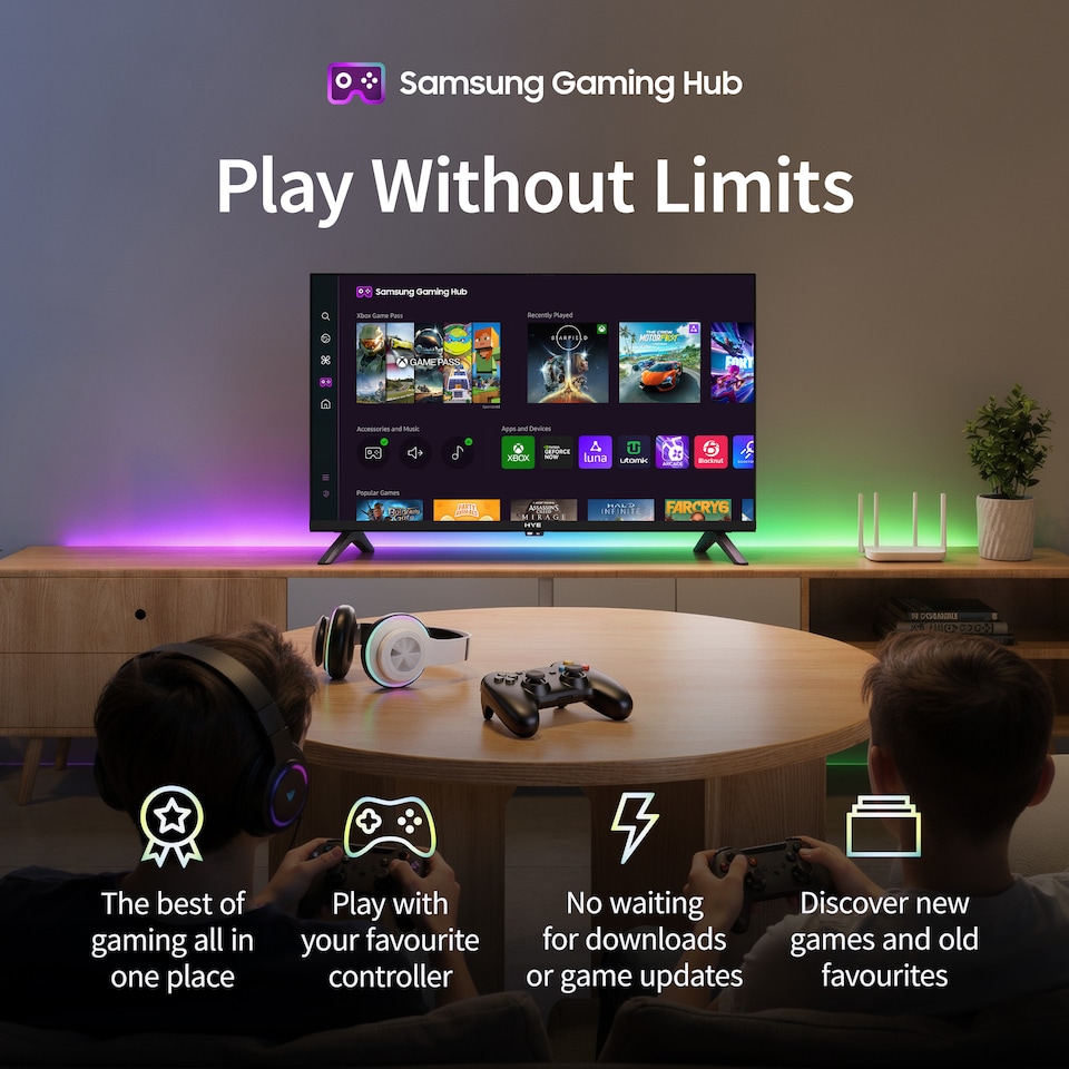 image 1 of HYE 32" Inch HD Ready 720p HDR Frameless Tizen OS Smart TV - 32HDS1008