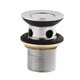 image 1 of Balterley Round Stainless Steel Flip Top Basin Waste