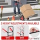 image 4 of TUFFMATE 150kg Folding Stair Climber Sack Truck - Tri-Wheel Heavy Duty Trolley & Telescopic Handle