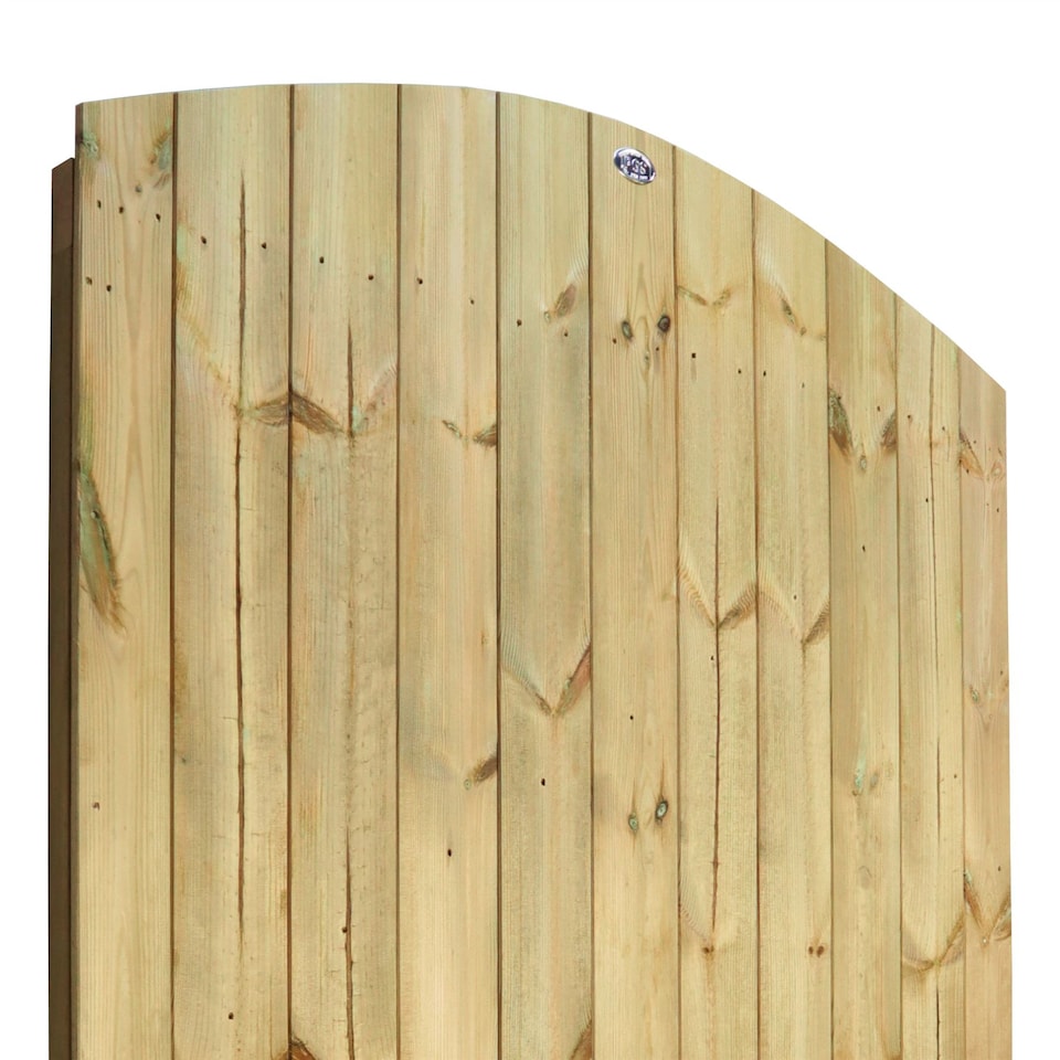 image 1 of Arch Top Wooden Garden Gate 6ft x 4ft Tongue & Groove Fully Framed Treated Door