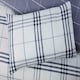 image 3 of Harris Check Polyester Duvet Cover Set with Pillowcase Blue | King