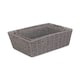 image 2 of Set of 3 Grey Paper Rope Serving Tray | Grey | Grey | Set of 3