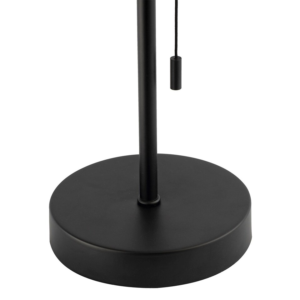 image 1 of Traditional and Classic Table Lamp Base in Matte Black with Pull Cord Switch | Black | Black | 1