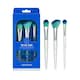 image 1 of Spectrum Brush Club 3pc Blue Brush Set for Makeup Application