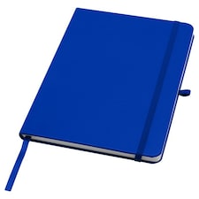 Teak Hard Cover Recycled A5 Notebook - Royal Blue - One Size
