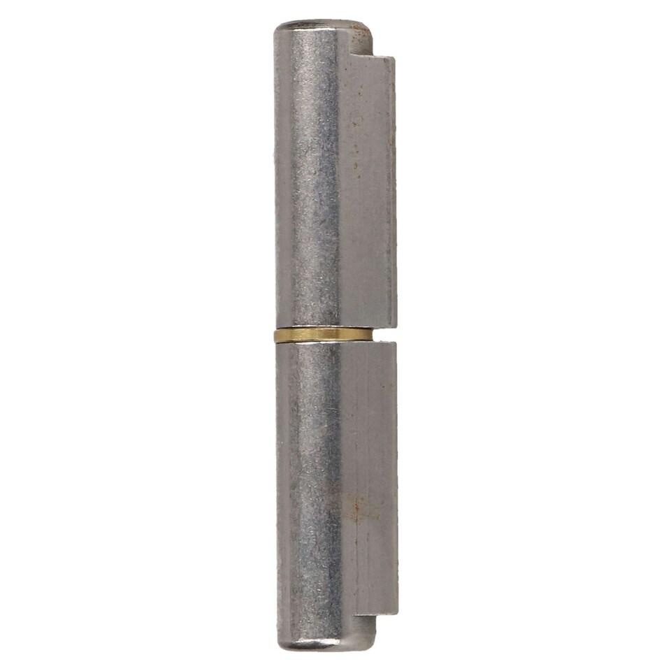 image 1 of Lift Off Bullet Hinge Weld On Brass Bush 16x100mm Heavy Duty Door Hatch 4PK Silver