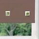 image 2 of 130cm Mocha Square Eyelet Edge Roller Blind | Brown | Brown