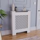 image 1 of Vida Designs Oxford Radiator Cover Painted MDF Cabinet, White, 78cm
