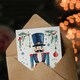 image 3 of Decoration Nutcracker Doll Festive Xmas For Child Kids Christmas Card