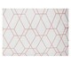 image 2 of Bedding & Beyond Metro Geometric Lined Curtains (Pack of 2) - Blush Pink/White - 54in x 66in Pink