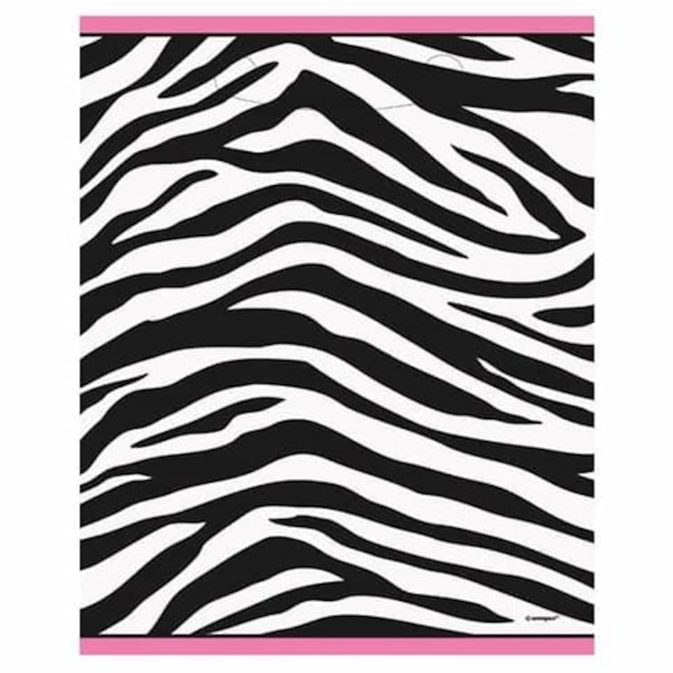 Zebra Loot Bags - Pack of 8