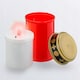 image 3 of GEEZY LED Grave Candles Set of 2 Red Flickering Battery Outdoor Decoration Light