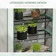 image 3 of Outsunny Widened Mini Greenhouse 5 Tier Green House, 193H x 90W x 49Dcm, Green