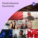 image 3 of Nutravita Vegan Multivitamin Gummies with 14 Vitamins & Minerals incl. Vitamin C D3 B12 Biotin Zinc - 60 Berry Flavour Chewable Adult Multivitamins