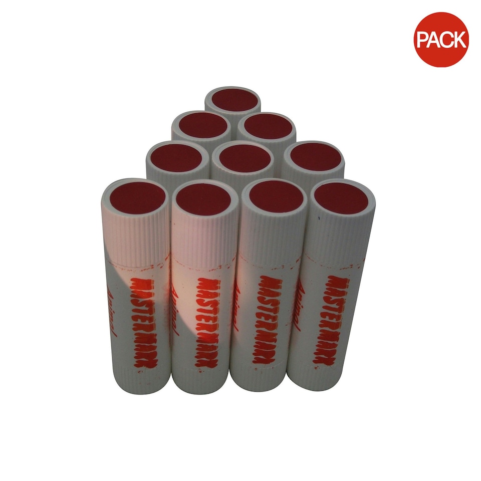 Wax Markers Twist Base Red (Pack of 10) - Red - One Size