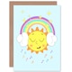 image 1 of Rainbow Headphones Musical Sun Kids Birthday Child Kids Card