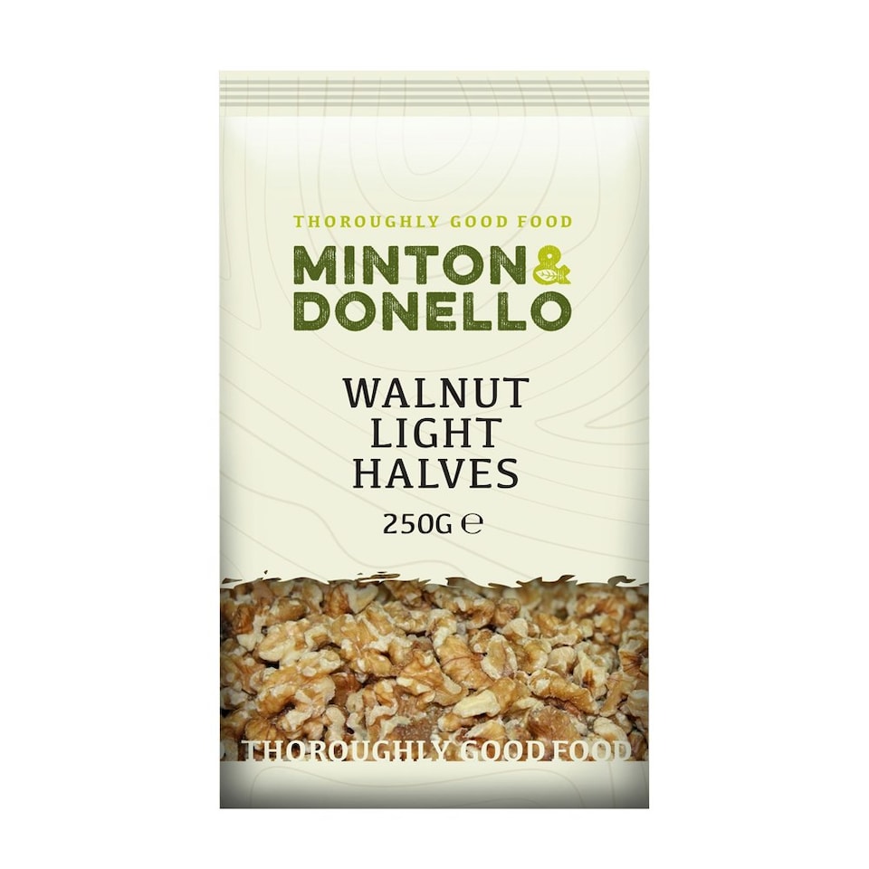 image 1 of Minton & Donello Light Walnut Halves 6 x 250g